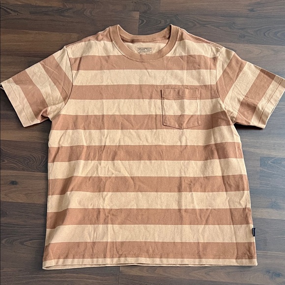 Patagonia Other - Patagonia Men's Brown and Tan Striped Tee